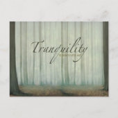 モチベーション肯定「静けさが私を取り巻く」 ポストカード (正面)