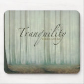 モチベーション肯定「静けさが私を取り巻く」 マウスパッド (正面)