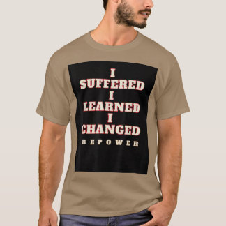 モチベーション見積り私は苦し学み、私は変更した Tシャツ