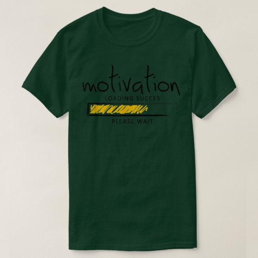 モチベーション読み込み成功お待ちグラフィックコード Tシャツ (デザイン正面)