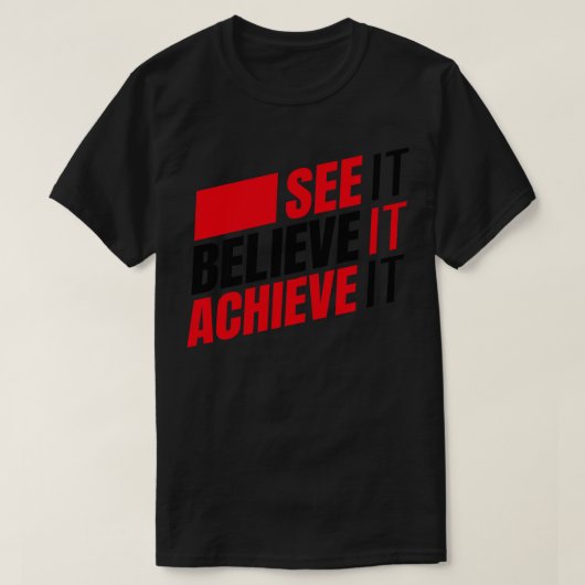 モチベーション・インスピレーション起業家・ギフト Tシャツ (デザイン正面)