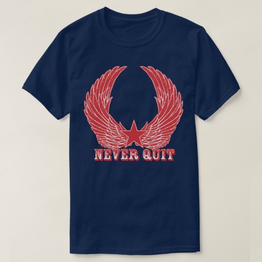 モチベーション・ウィング与えが絶えず Tシャツ (デザイン正面)