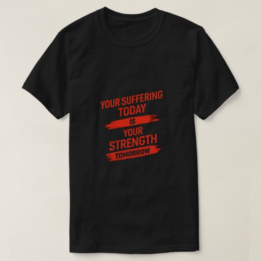 モチベーション・クオートデザイン Tシャツ (デザイン正面)