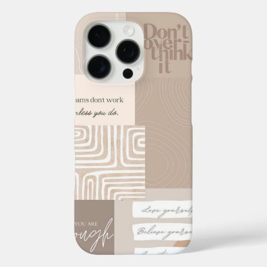 モチベーション コラージュ Case-Mate iPhoneケース (裏面)