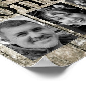 モチベーション・コーヒーファミリー4 photo gray black ポスター (角)