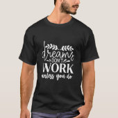 モチベーション タイポグラフィ Tシャツ (正面)