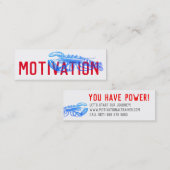 モチベーション・トレーニング スキニー名刺 (正面/裏面)
