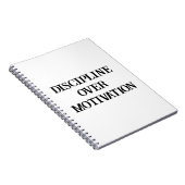 モチベーション・ノートの男性へ規律 ノートブック (右側)