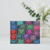 モチベーション・ハガキ用サッカー引用文 ポストカード (スタンド正面)