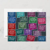 モチベーション・ハガキ用サッカー引用文 ポストカード (正面/裏面)