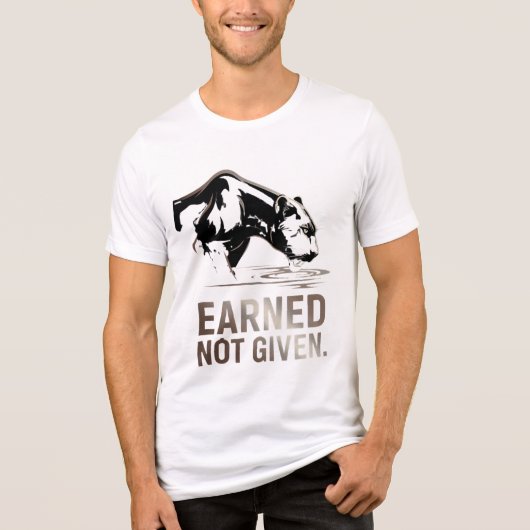 モチベーション パンサー ジム 引用 Tシャツ (正面)