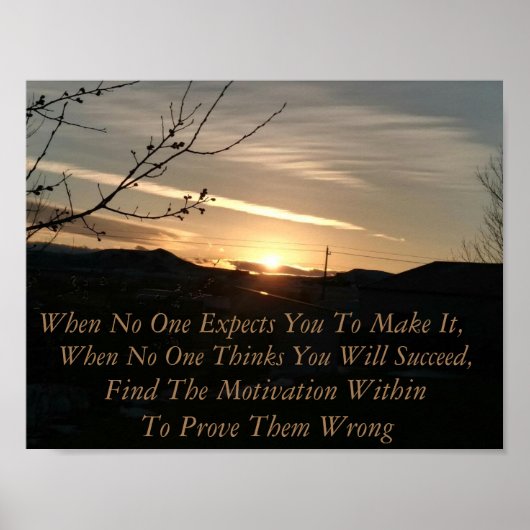 モチベーション・ポスター ポスター (正面)