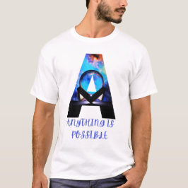 モチベーション\ 手紙 A\ すべては可能 Tシャツ