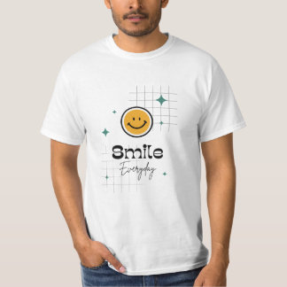 モチベーション: 笑顔と楽しみ Tシャツ