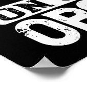 モチベーション – 障害ではないゴールへの集中 ポスター (角)