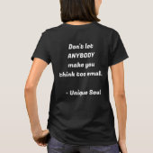 モチベーションTシャツ, Tシャツ (裏面)