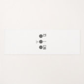 モチベーションYoga Mat by Ooomsuumくつろぎ® ヨガマット (正面(横))