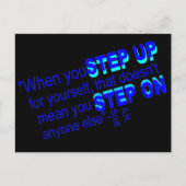 モチベーター、フォワード思想家はがき ポストカード (正面)