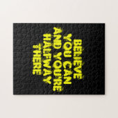 モチベ感動的ーショ前向きン成功引用文 ジグソーパズル (横)