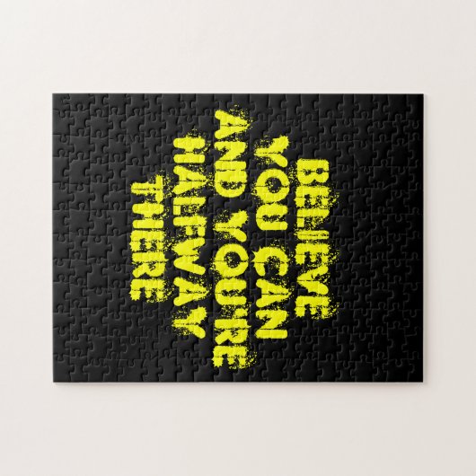 モチベ感動的ーショ前向きン成功引用文 ジグソーパズル (横)