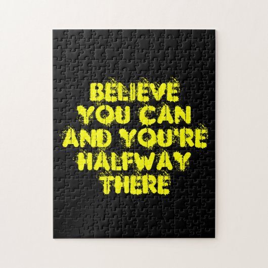 モチベ感動的ーショ前向きン成功引用文 ジグソーパズル (縦)