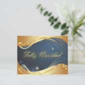 モチモドラド・ド・ナヴィダコン・フォンド・アズール シーズンポストカード (スタンド正面)