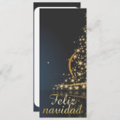 モチモナビデニョアズールコンドラドアルボルドナヴィダド。 シーズンカード (正面/裏面)