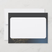 モチモナビデニョアズールコンドラドアルボルドナヴィダド。 招待状 (裏面)