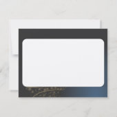 モチモナビデニョアズールコンドラドアルボルドナヴィダド。 招待状 (裏面)