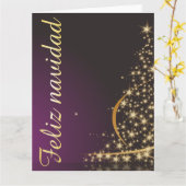 モチモナビデノモラドコンドラドアルボルドナヴィダド カード (黄色い花)