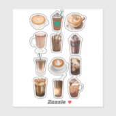 モチャコーヒーコラージュ シール (シート)