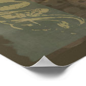 モチャジョーズカフェ標識 ポスター (角)