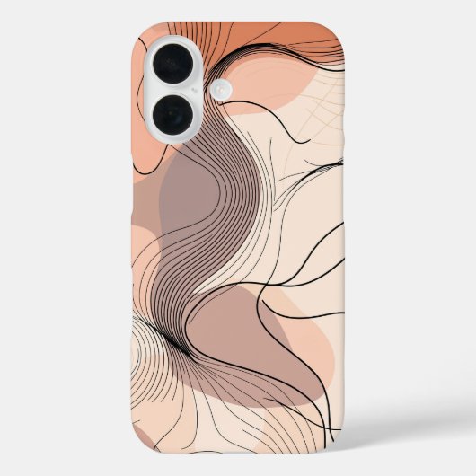 モチャスワール流れ電話ケース Case-Mate iPhoneケース (裏面)