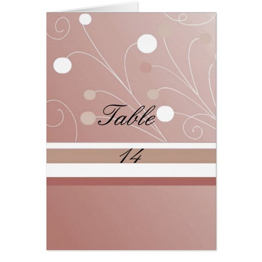 モチャテーブルのシーティングカード (正面)