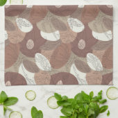 モチャハイビスカスボタニカル調和カーテン キッチンタオル (折り畳み)