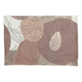 モチャハイビスカスボタニカル調和スタンダードサイズ 枕カバー