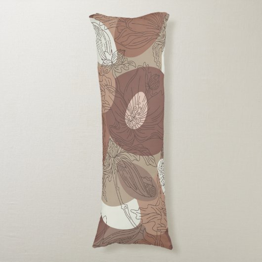 モチャハイビスカスボタニカル調和 ボディピロー (正面縦)