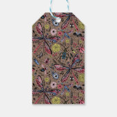 モチャブラウンのブクブクブク ギフトタグ (裏面)