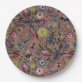 モチャブラウンのブクブクブク ペーパープレート (正面)