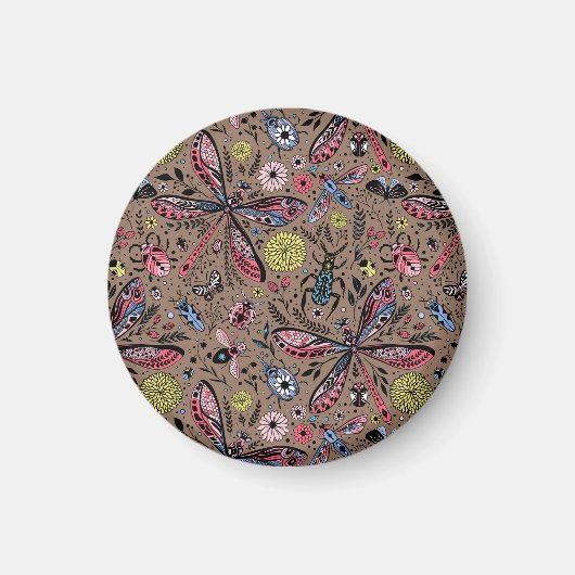 モチャブラウンのブクブクブク マグネット (正面)