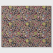 モチャブラウンのブクブクブク ラッピングペーパー (フラット)