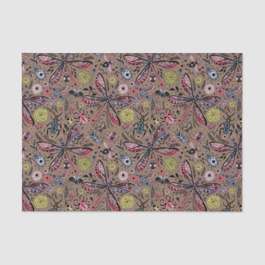 モチャブラウンのブクブクブク 薄葉紙 (正面)