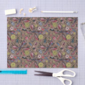 モチャブラウンのブクブクブク 薄葉紙 (クラフト)