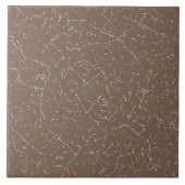 モチャブラウンクラックグラーズシンプルニュートラモダンル タイル (正面)