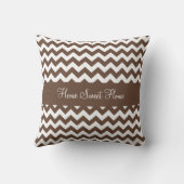 モチャブラウンシェブロン クッション (裏面)