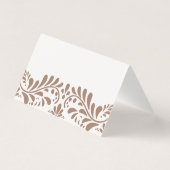 モチャブラウンタラベラフィエスタ座席表テーブルデコール (裏面)