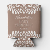 モチャブラウンタラベラフィスペインのエスタベビースプリンクル 缶クーラー (裏面)