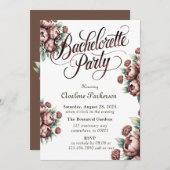 モチャブラウンピ絵を描オニバチェロレッテ 招待状 (正面/裏面)