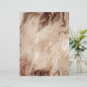 モチャブラウンマーブル金ゴールド2面スクラップブック紙 (スタンド正面)