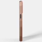 モチャブラウン幾何学的メッシュパターンモノグラム Case-Mate iPhoneケース (裏面 / 右)